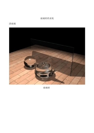 3d多种玻璃材质