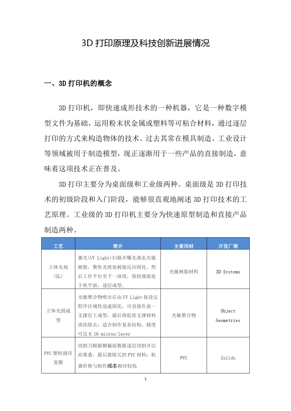 3D打印原理及科技创新进展情况_第3页