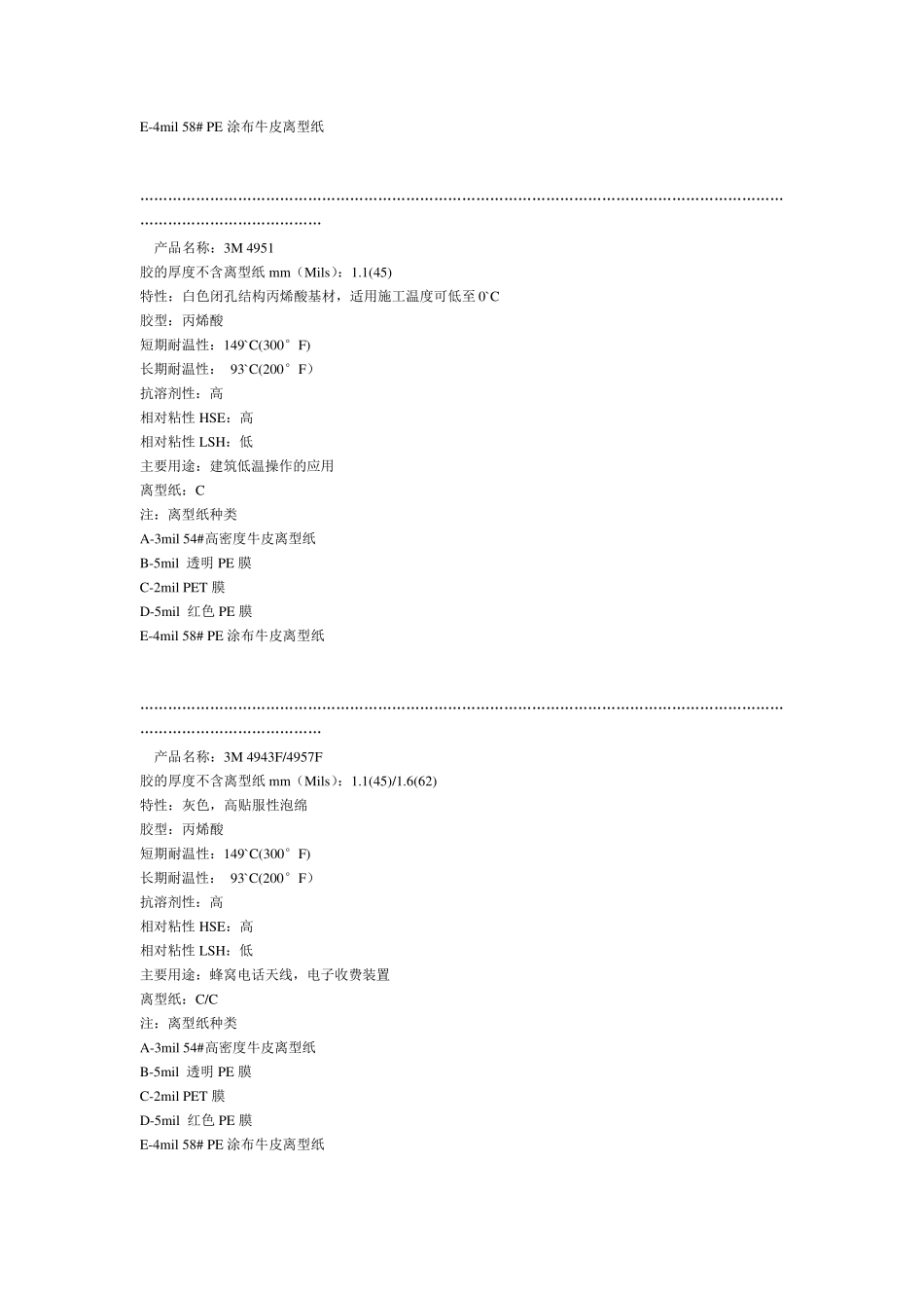 3M胶资料很齐全的背胶资料_第2页