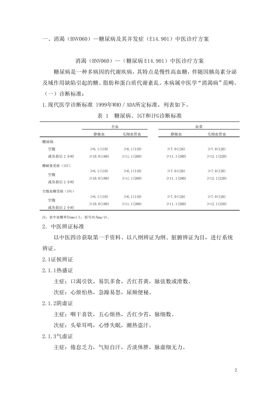 3个优势病种中医诊疗方案_第2页