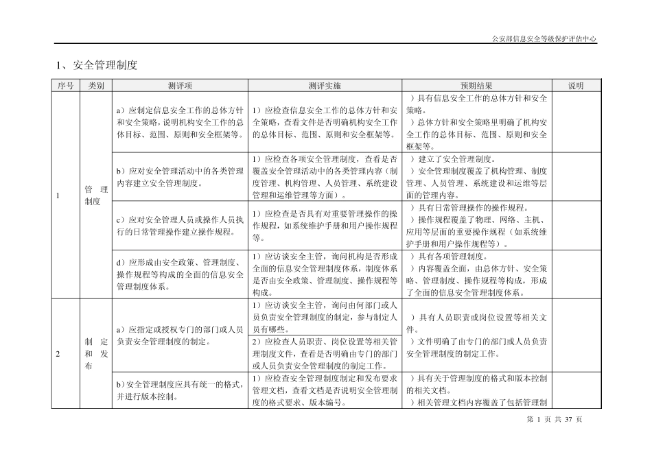 3安全管理测评指导书三级S3A3G31.0版_第1页