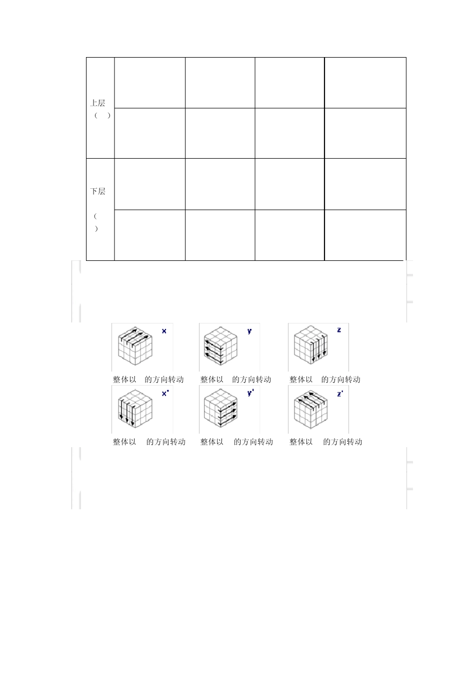 3阶魔方高级玩法图解你懂得_第3页