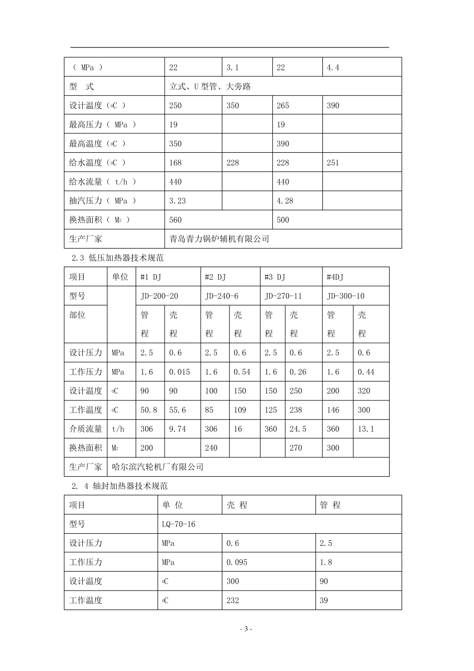 440t+135MW超高压机组设备参数_第3页