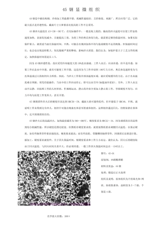 45钢显微组织