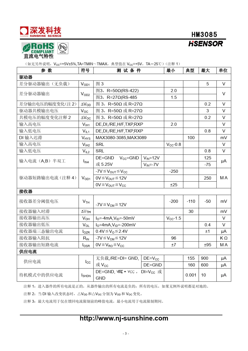 485接口电路HM3085EESA_第3页