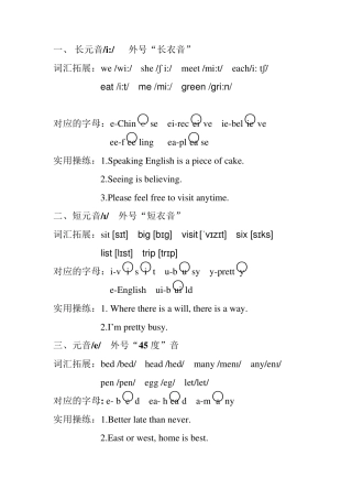 48个音标(超级详细版)3418个音标