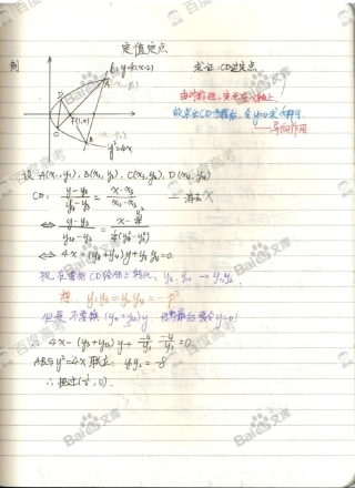 49高中数学知识点笔记_定值定点_西北工大附中理科学霸_2016高考状元笔记