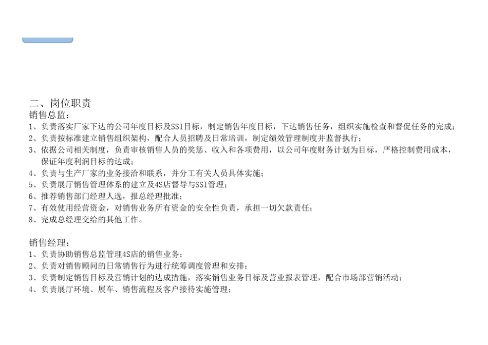 4S店销售组织架构图_第2页