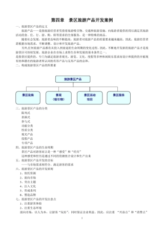 4景区产品开发案例