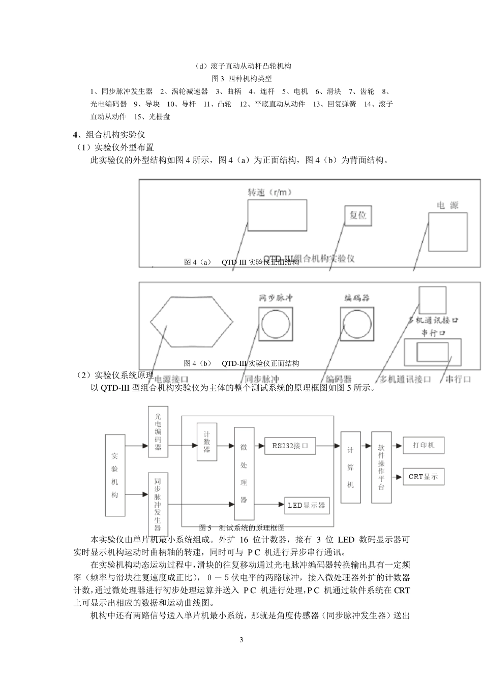 4曲柄滑块、导杆、凸轮运动学分析实验_第3页