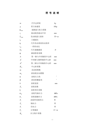 5+1变速器设计说明书