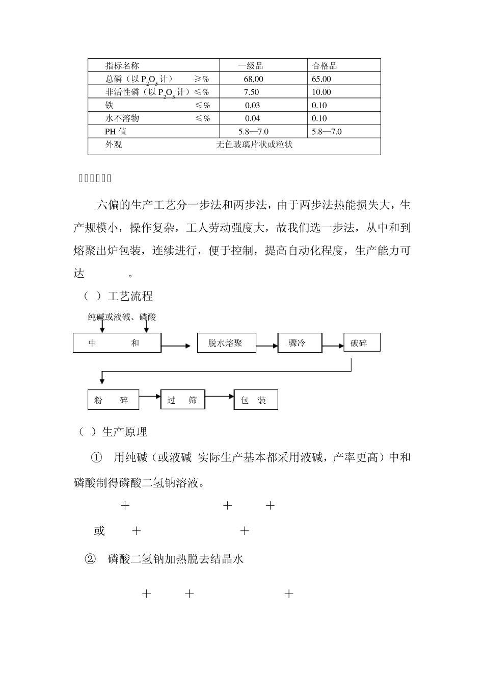 5000吨六偏磷酸钠可行性报告修改好的_第3页