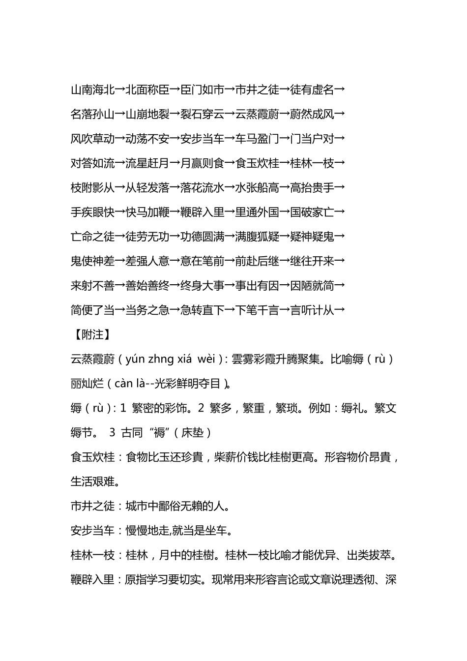 500个成语接龙_第3页