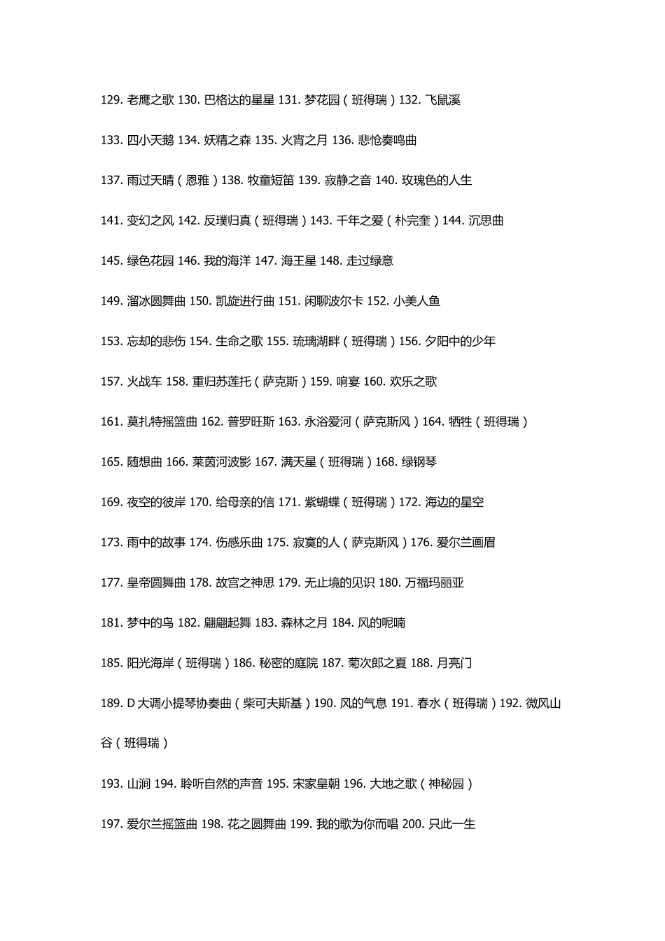 500首钢琴曲_第3页
