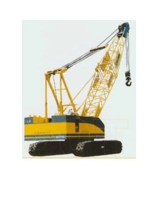 50t履带吊性能参数