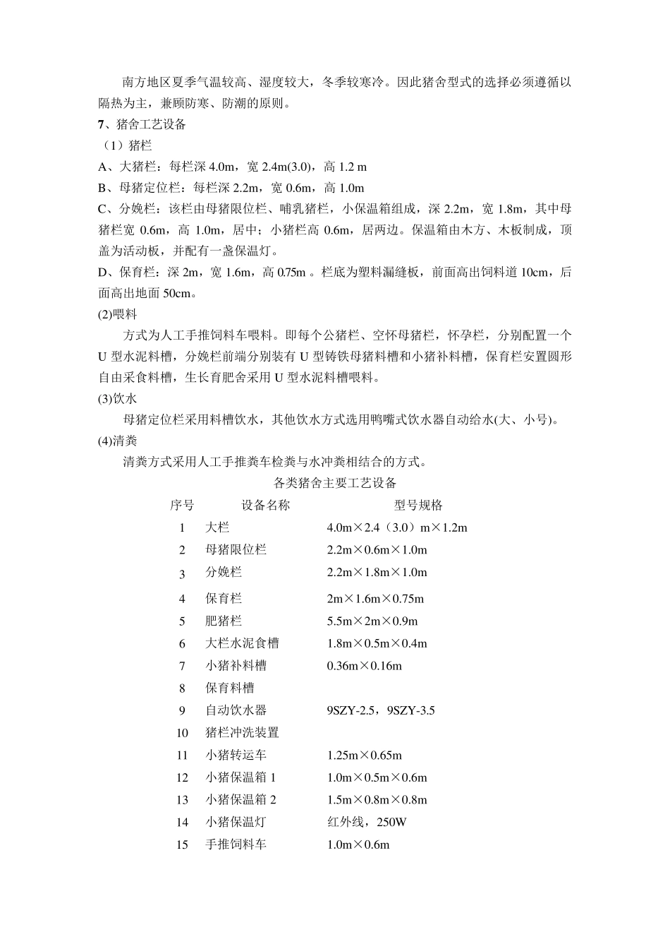 50头母猪商品猪场设计方案_第3页