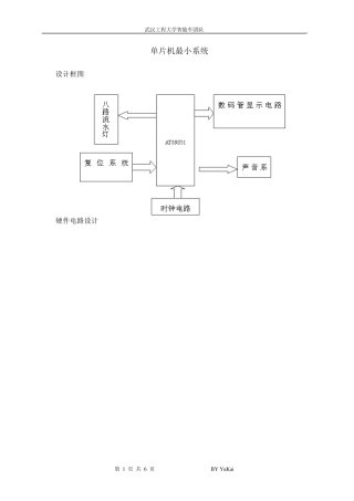 51单片机最小系统板