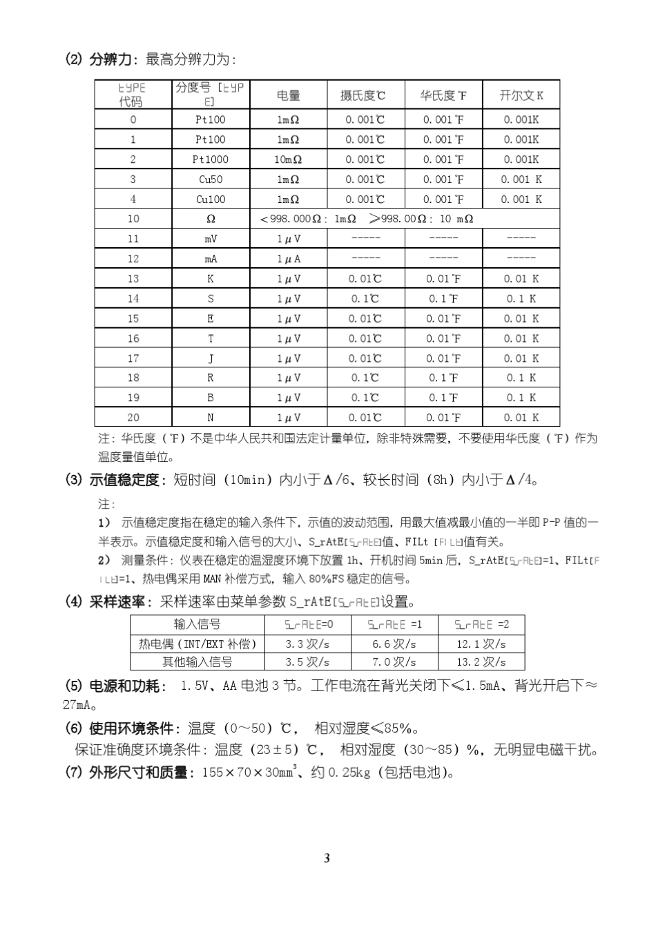 5600(V5.0)高精密数字温度计使用说明书_第3页