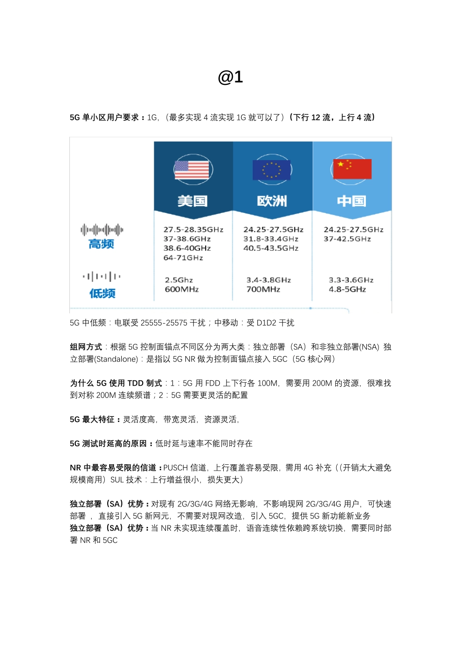 5G培训笔记：45G协同,5G站点优化_第1页
