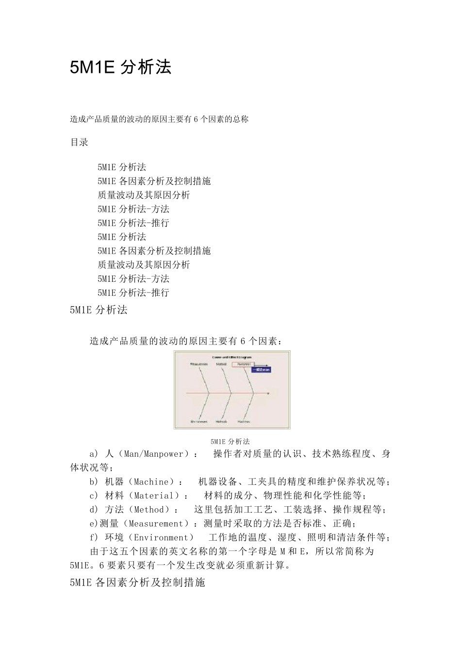 5M1E_人机物法环_第1页