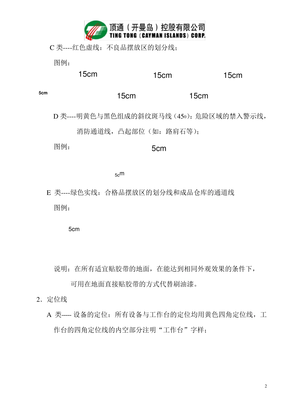 5S之仓库区域划分标准_第2页