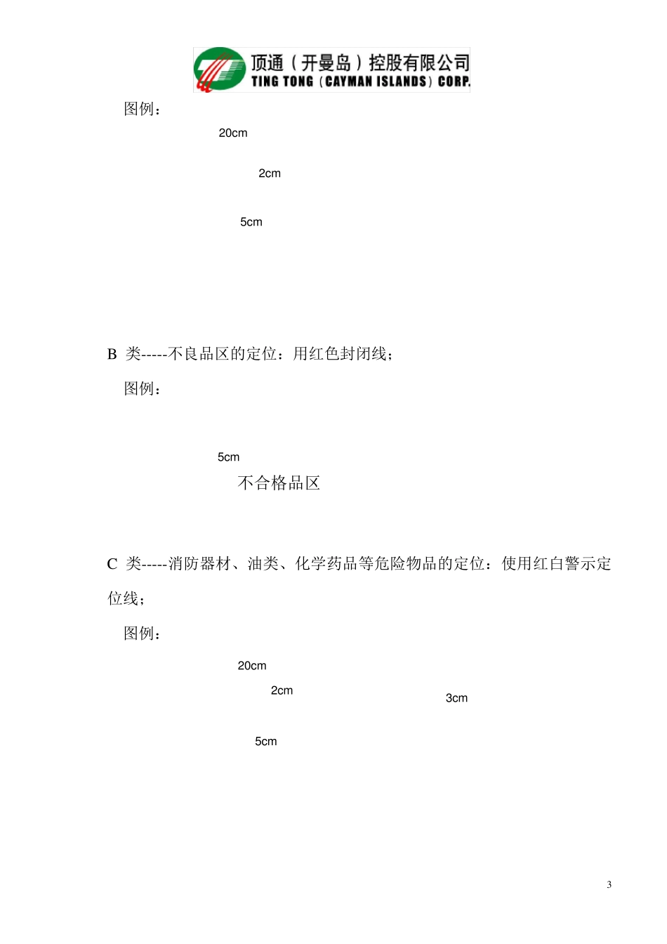 5S之仓库区域划分标准_第3页