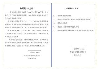 5S方针推行资料