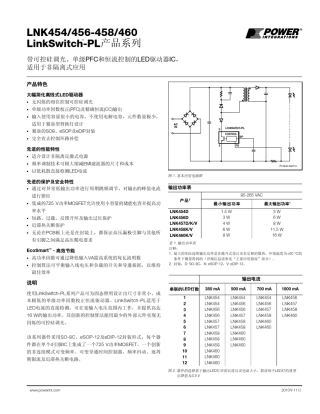5W可调光非隔离LED驱动器(RDR251)中文手册应用指南