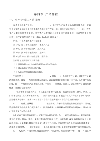5产销排程(MPS)