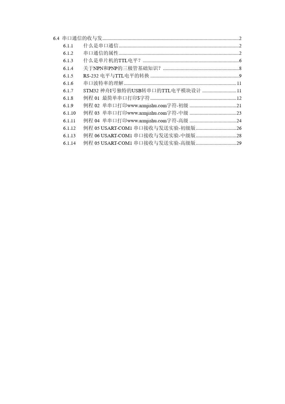 6.5STM32F103RBT6串口功能模块深入剖析(神舟I号)_第1页