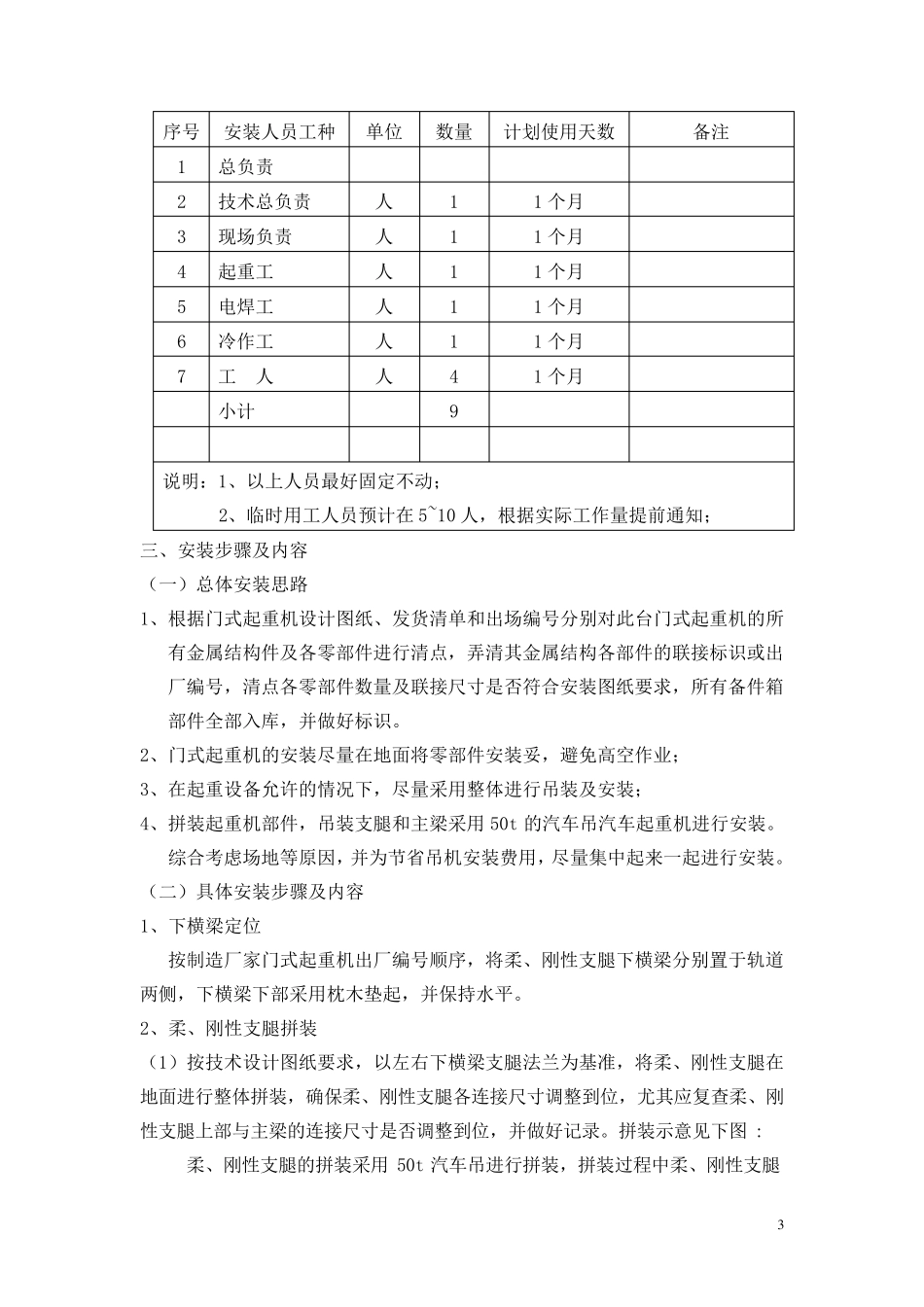 60t门式起重机安装方案_第3页