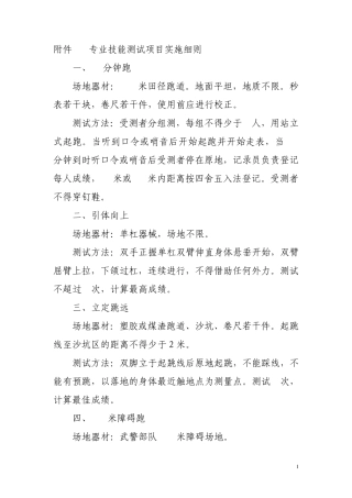 654附件3.专业技能测试项目实施细则