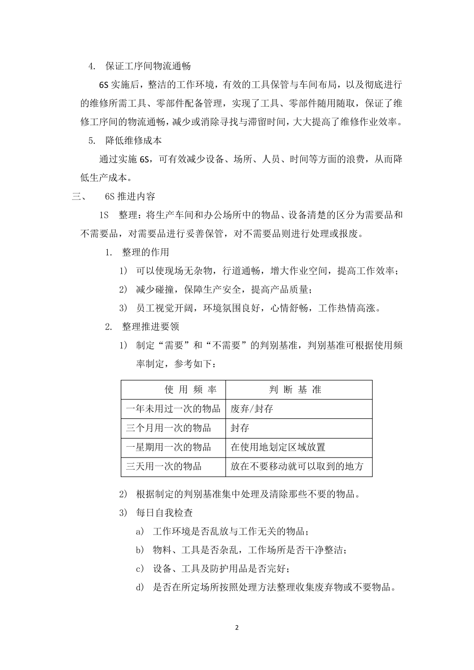 6S管理及推进方案(加强)_第2页