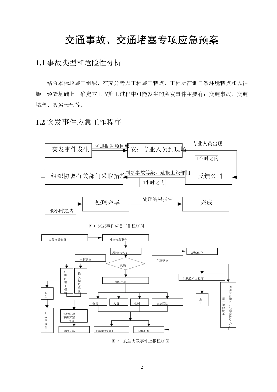 6交通事故、交通堵塞专项应急预案_第2页