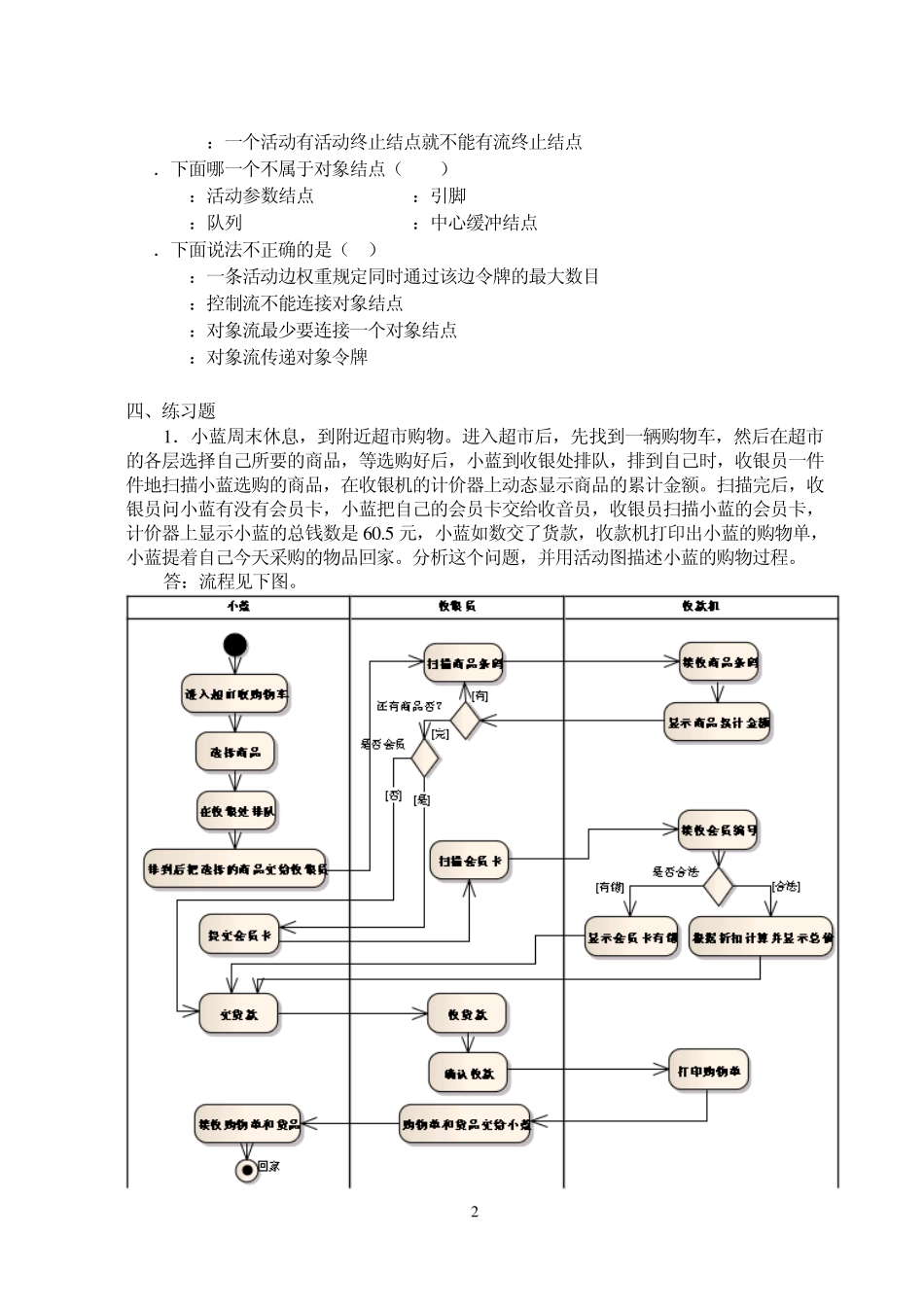 6章：活动图习题_第2页