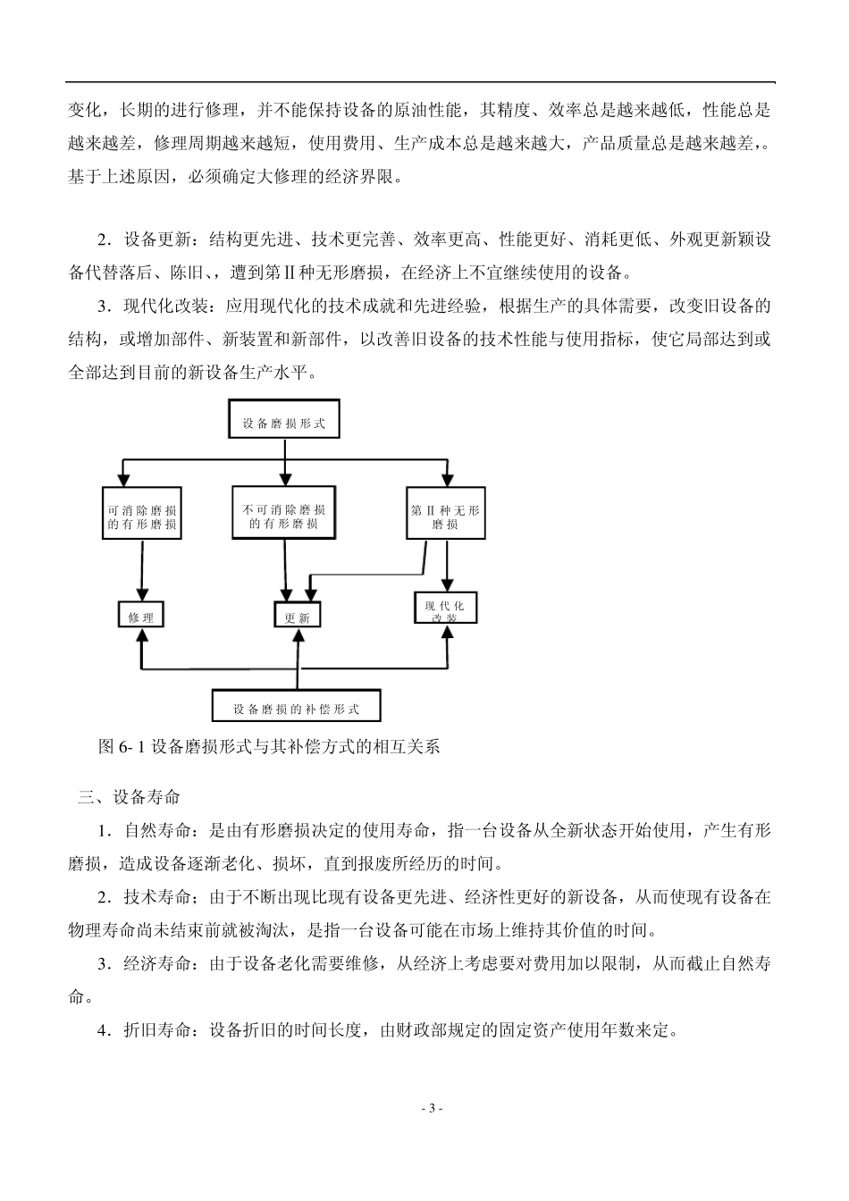 6第六章设备磨损的补偿及其经济分析(自考工程经济(2194)复习串讲)_第3页