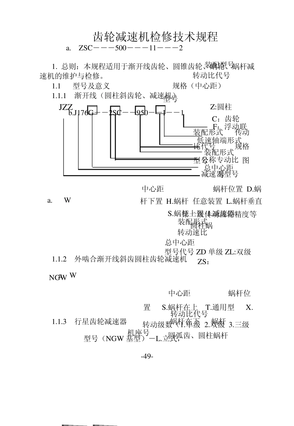 6齿轮减速机检修规程1_第1页