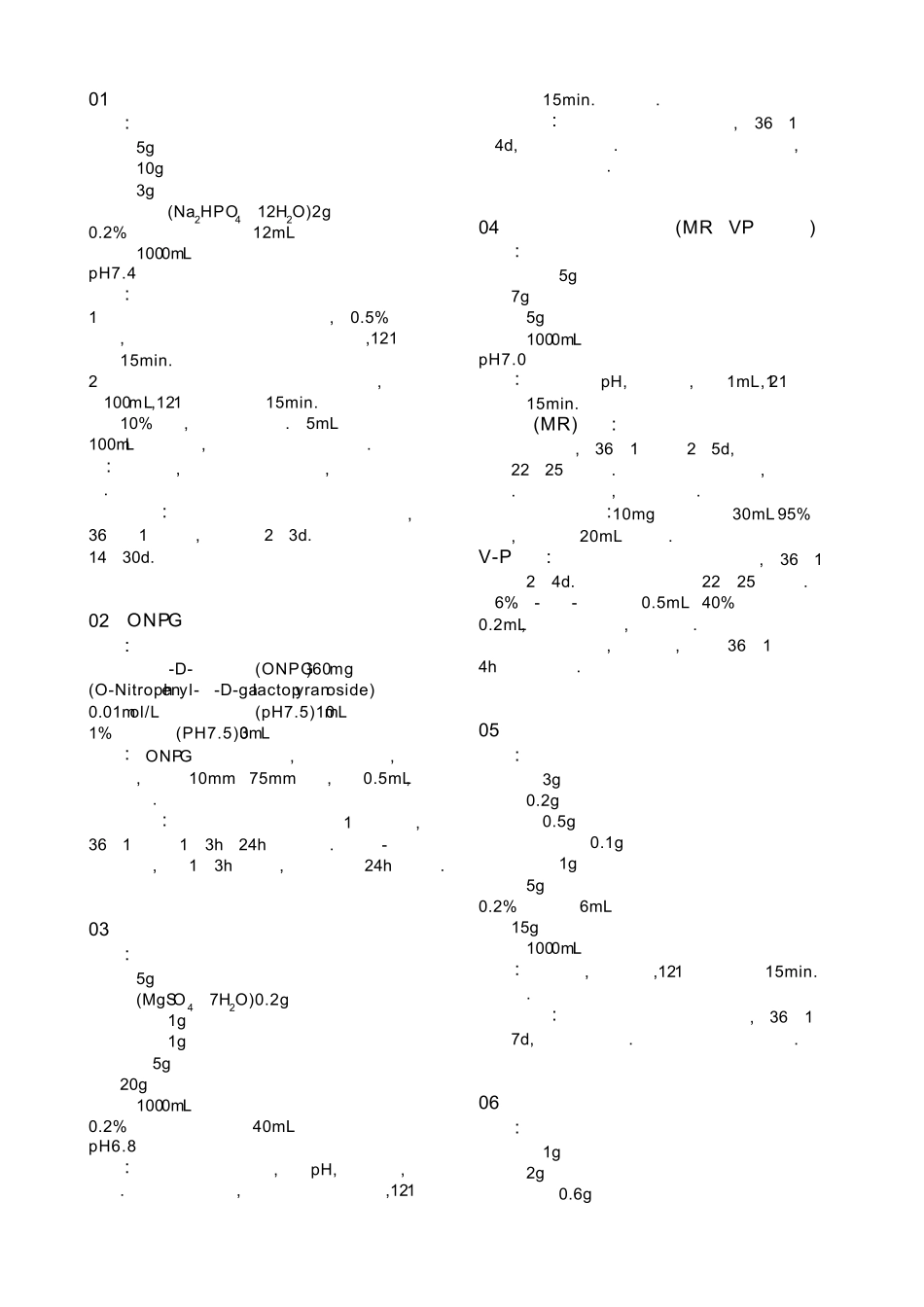 70种常用培养基配方大全_第2页