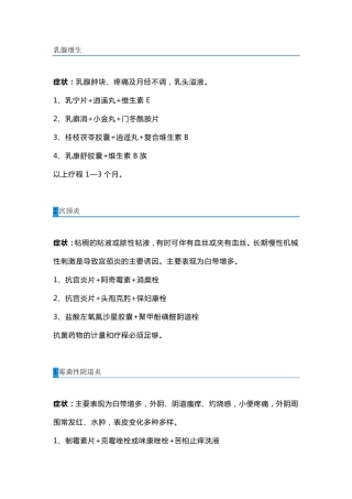 70种常见病的联合用药方案[收藏版]