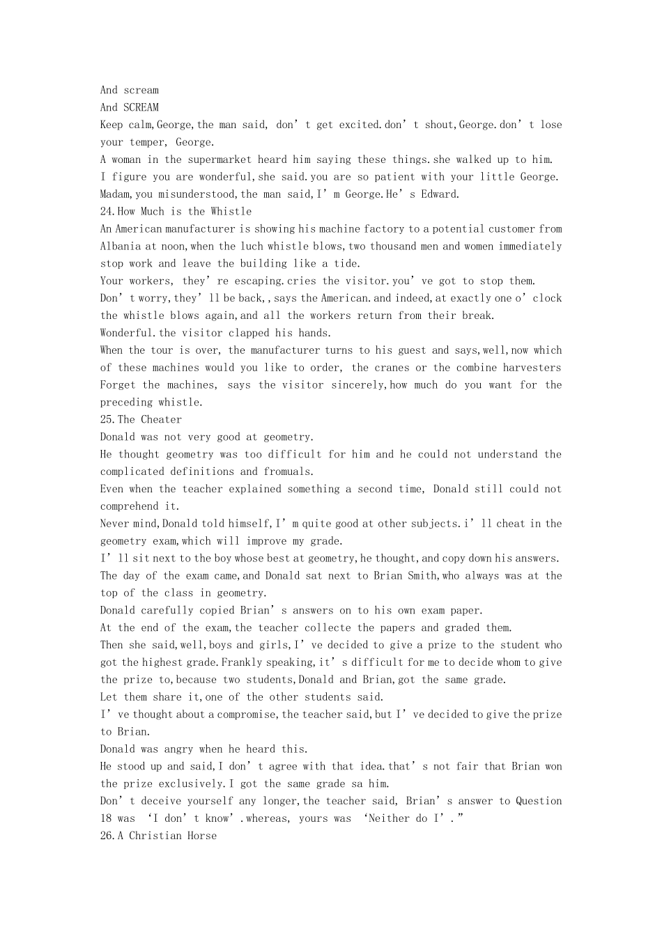 710分如鱼得水记单词100幽默笑话：四级词汇篇章记忆2150_第2页