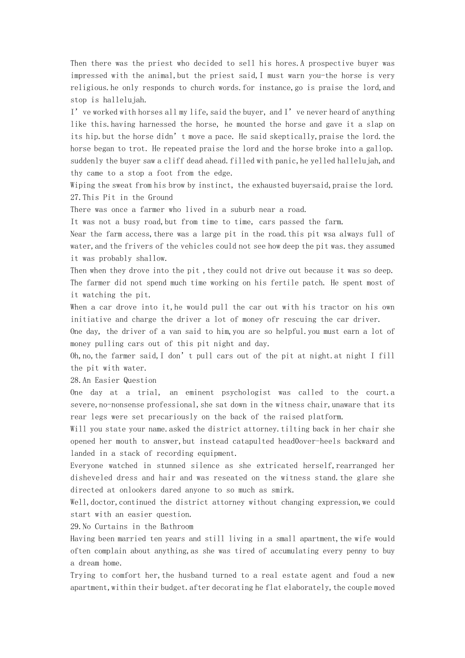 710分如鱼得水记单词100幽默笑话：四级词汇篇章记忆2150_第3页