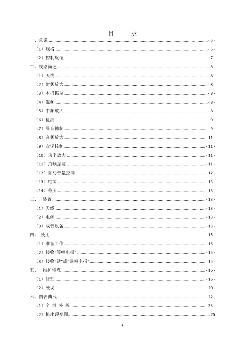 7512型丙通讯接收机用户手册_第3页