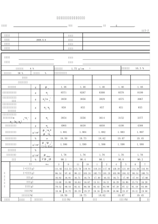 77灌砂法检测路基压实度