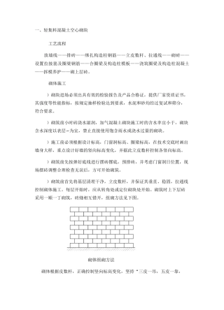 轻集料混凝土空心砌块