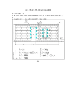 砌体标准化做法