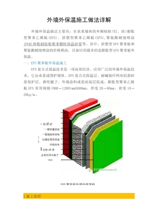 外墙外保温施工做法详解