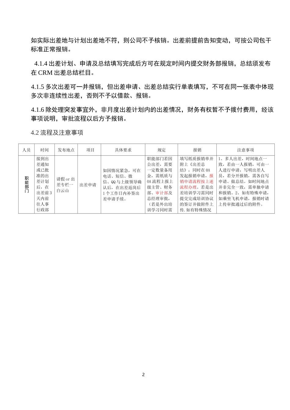 差旅报销制度_第2页