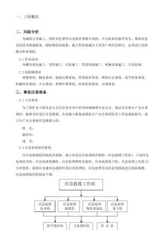 天然气管道应急施工方案