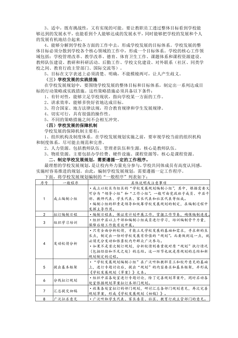 如何撰写学校规划_第3页