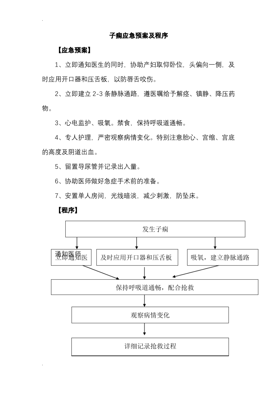 妇产科应急救援预案_第3页